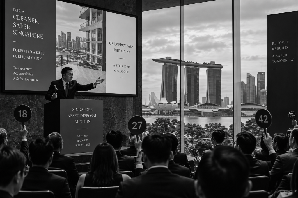 Singapore Asset Recovery: When Forfeited Luxury Property Has to Become Cash
